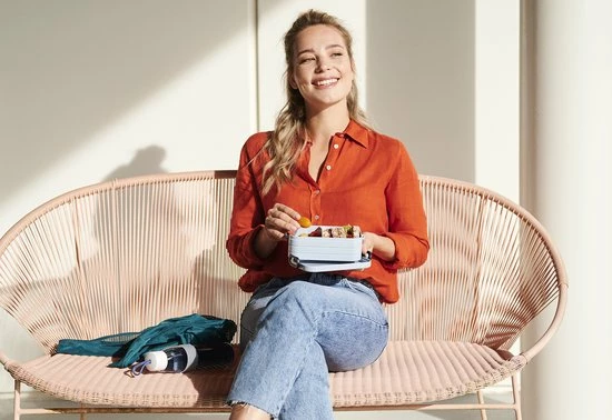 Mepal - Lunchbox Take A Break Midi – Geschikt Voor 4 Boterhammen – Nordic Blue – Lunchbox Voor Volwassenen 4 Mepal - Lunchbox Take A Break Midi – Geschikt Voor 4 Boterhammen – Nordic Blue – Lunchbox Voor Volwassenen - Afbeelding 4