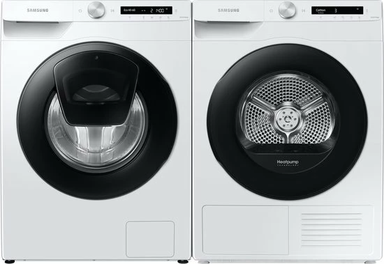 Samsung DV80T5220AW - 5000 Serie - Warmtepompdroger 5 Samsung DV80T5220AW - 5000 Serie - Warmtepompdroger - Afbeelding 5