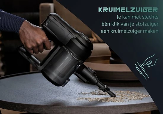 JAP Appliances JAP Cyclone C3 - 4in1 Steelstofzuiger - Met Dweilfunctie - Anti-allergie - Snoerloos - Stofzuiger Zonder Zak 6 JAP Appliances JAP Cyclone C3 - 4in1 Steelstofzuiger - Met Dweilfunctie - Anti-allergie - Snoerloos - Stofzuiger Zonder Zak - Afbeelding 6