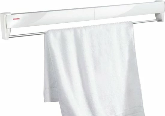 Leifheit Telegant 81 Protect Plus Wanddroogrek - 8,1m Drooglengte - Ophangbaar - Wit 5 Leifheit Telegant 81 Protect Plus Wanddroogrek - 8,1m Drooglengte - Ophangbaar - Wit - Afbeelding 5