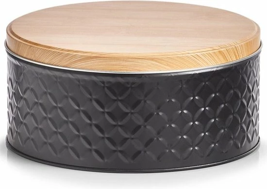 1x Bewaar/voorraad Blikken Zwart 20 X 9,5 Cm 3,8 Liter - Zeller - Keukenbenodigdheden - Keukenaccessoires/decoratie - Vers Houden - Voorraad/bewaar/opslagblikken - Koek/snoeptrommels 1 1x Bewaar/voorraad Blikken Zwart 20 X 9,5 Cm 3,8 Liter - Zeller - Keukenbenodigdheden - Keukenaccessoires/decoratie - Vers Houden - Voorraad/bewaar/opslagblikken - Koek/snoeptrommels