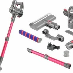 Swiss Pro+ Snoerloze Steelstofzuiger V12 Steelstofzuigers Steelstofzuiger Draadloos Met Kruimeldief Turbo Stand Led Verlichting In Mondstuk Sterke Zuigkracht Draadloos Zonder Zak 4In1! Inclusief Muurbeugel Purple Edition 2022 Zwitsers Kwaliteit -SolisVac Plus Shop 550x390 6