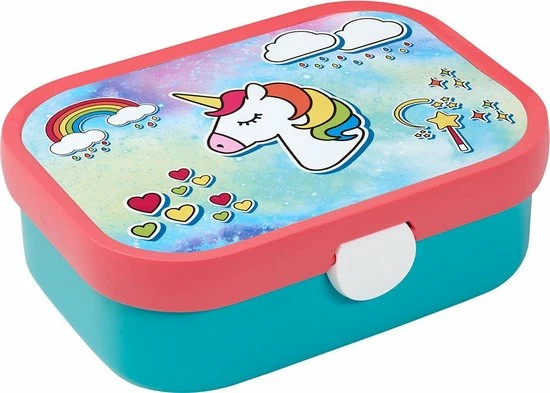 Mepal – Lunchset Campus (pu + Lb) – Pop-up Drinkfles En Broodtrommel Voor Kinderen – Unicorn – Bento Box – Lekvrij 3 Mepal – Lunchset Campus (pu + Lb) – Pop-up Drinkfles En Broodtrommel Voor Kinderen – Unicorn – Bento Box – Lekvrij - Afbeelding 3