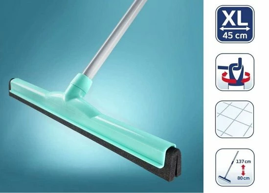 Leifheit Classic Watertrekker - Met Telescoopsteel (85-140 Cm) - 45 Cm Veegbreedte 3 Leifheit Classic Watertrekker - Met Telescoopsteel (85-140 Cm) - 45 Cm Veegbreedte - Afbeelding 3