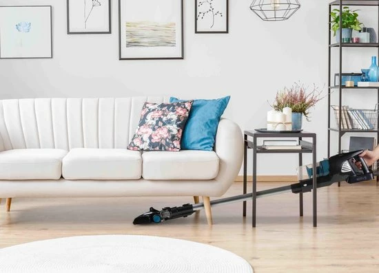 PRIMO Stofzuiger Zonder Zak PR501SV - 3-in-1 Steelstofzuiger Draadloos - Kruimelzuiger - HEPA Filter - Grijs/Blauw 7 PRIMO Stofzuiger Zonder Zak PR501SV - 3-in-1 Steelstofzuiger Draadloos - Kruimelzuiger - HEPA Filter - Grijs/Blauw - Afbeelding 7