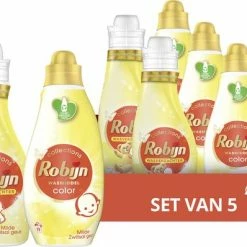 Robijn Perfect Match Zwitsal Wasmiddel En Wasverzachter Pakket - 5 Stuks - Voordeelverpakking