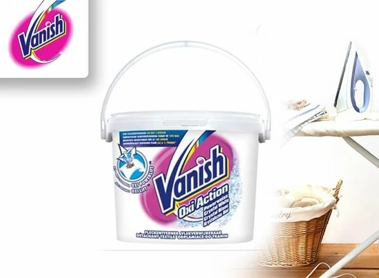 Vanish Oxi Action Crystal White Base Poeder - Voor Witte Was - 2,4 Kg 9 Vanish Oxi Action Crystal White Base Poeder - Voor Witte Was - 2,4 Kg - Afbeelding 9