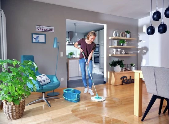 Leifheit Rotatie Clean Twist Disc Mop - Dweil Set Compleet - 6 L 5 Leifheit Rotatie Clean Twist Disc Mop - Dweil Set Compleet - 6 L - Afbeelding 5