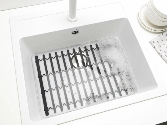 Brabantia SinkSide Gootsteenmat - Dark Grey 7 Brabantia SinkSide Gootsteenmat - Dark Grey - Afbeelding 7