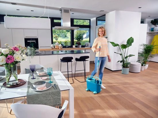 Leifheit Clean Twist M Vloerwisser Ergo Mobiel - Dweil Set Compleet Systeem Met Wieltjes - 33 Cm - 6 Liter 15 Leifheit Clean Twist M Vloerwisser Ergo Mobiel - Dweil Set Compleet Systeem Met Wieltjes - 33 Cm - 6 Liter - Afbeelding 15