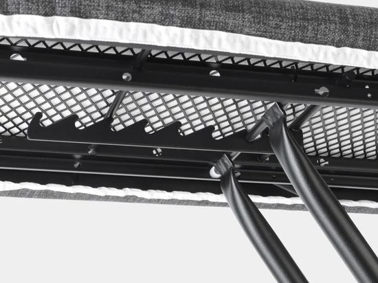 Brabantia Strijkplank B - Met Stoomunithouder - 124x38 Cm - Titan Oval 7 Brabantia Strijkplank B - Met Stoomunithouder - 124x38 Cm - Titan Oval - Afbeelding 7