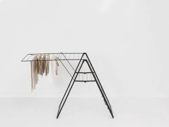 Brabantia HangOn Droogrek Inklapbaar - 25 Meter - Matt Black 12 Brabantia HangOn Droogrek Inklapbaar - 25 Meter - Matt Black - Afbeelding 12