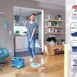 Leifheit Clean Twist Disc Mop Ergo - Dweil Set Compleet Systeem Met Wieltjes - 6 Liter -SolisVac Plus Shop 550x412 8