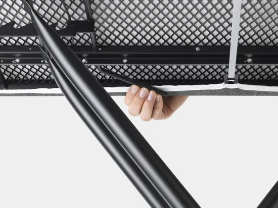 Brabantia Strijkplank C - Met Stoomunithouder - 124 X 45 Cm - Denim Black 10 Brabantia Strijkplank C - Met Stoomunithouder - 124 X 45 Cm - Denim Black - Afbeelding 10