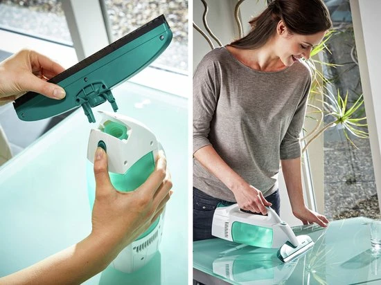 Leifheit Dry & Clean Ruitenreiniger Met Steel (43 Cm), Inwasser En Smalle Zuigmond (17 Cm) Click System 13 Leifheit Dry & Clean Ruitenreiniger Met Steel (43 Cm), Inwasser En Smalle Zuigmond (17 Cm) Click System - Afbeelding 13