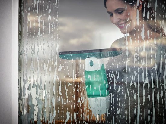 Leifheit Dry & Clean Ruitenreiniger Met Steel (43 Cm), Inwasser En Smalle Zuigmond (17 Cm) Click System 14 Leifheit Dry & Clean Ruitenreiniger Met Steel (43 Cm), Inwasser En Smalle Zuigmond (17 Cm) Click System - Afbeelding 14