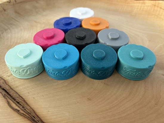 TasteDrops - Aroma Pod Case Houder - Te Gebruiken Voor Het Opbergen Van Air Up Pods - Oranje Met Logo - Geschikt Voor Air Up Drinkfles Pods - Magnetisch Stapelbaar - 1 TasteDrops - Aroma Pod Case Houder - Te Gebruiken Voor Het Opbergen Van Air Up Pods - Oranje Met Logo - Geschikt Voor Air Up Drinkfles Pods - Magnetisch Stapelbaar -