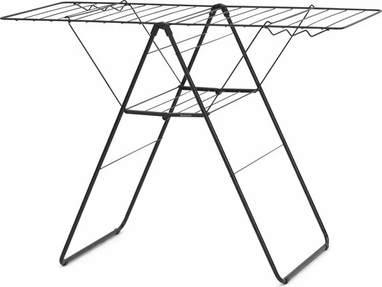 Brabantia HangOn Droogrek Inklapbaar - 20 Meter - Matt Black 3 Brabantia HangOn Droogrek Inklapbaar - 20 Meter - Matt Black - Afbeelding 3