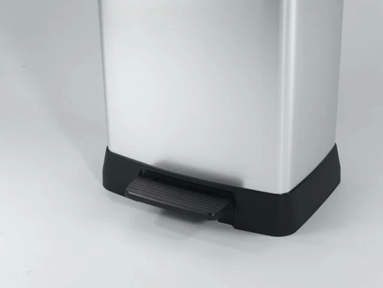 Curver Decobin Prullenbak - Rechthoekig - 50L - Metallic - Recycled Kunststof 4 Curver Decobin Prullenbak - Rechthoekig - 50L - Metallic - Recycled Kunststof - Afbeelding 4