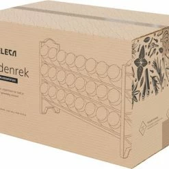 Deleca Kruidenrek Organizer Met 24 Kruidenpotjes - Vierkant - Strooideksel & Labels - Ophangbaar Of Staand - Industrieel / Zwart -SolisVac Plus Shop 550x422 2