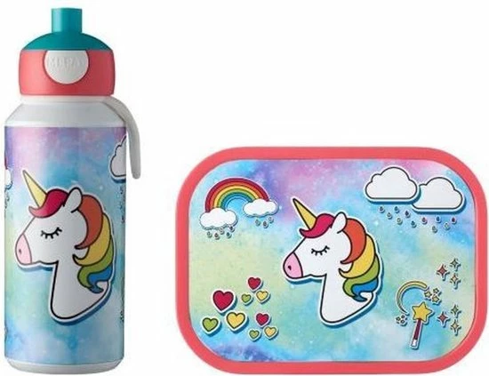 Mepal – Lunchset Campus (pu + Lb) – Pop-up Drinkfles En Broodtrommel Voor Kinderen – Unicorn – Bento Box – Lekvrij 9 Mepal – Lunchset Campus (pu + Lb) – Pop-up Drinkfles En Broodtrommel Voor Kinderen – Unicorn – Bento Box – Lekvrij - Afbeelding 9