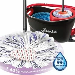 Vileda TURBO 3in1 Mop Met Zwenkkop + Pedaalemmer -SolisVac Plus Shop 550x424
