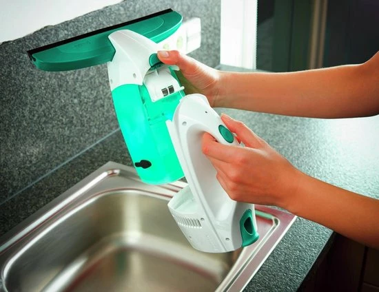 Leifheit Dry & Clean Ruitenreiniger Met Steel (43 Cm), Inwasser En Smalle Zuigmond (17 Cm) Click System 24 Leifheit Dry & Clean Ruitenreiniger Met Steel (43 Cm), Inwasser En Smalle Zuigmond (17 Cm) Click System - Afbeelding 24