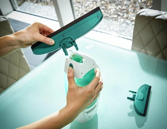 Leifheit Dry & Clean Ruitenreiniger Met Steel (43 Cm), Inwasser En Smalle Zuigmond (17 Cm) Click System 9 Leifheit Dry & Clean Ruitenreiniger Met Steel (43 Cm), Inwasser En Smalle Zuigmond (17 Cm) Click System - Afbeelding 9