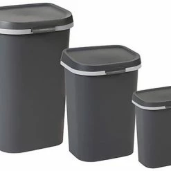 Curver Mistral Flat Prullenbak - 50L - Antraciet - Recycled Kunststof -SolisVac Plus Shop 550x430 4