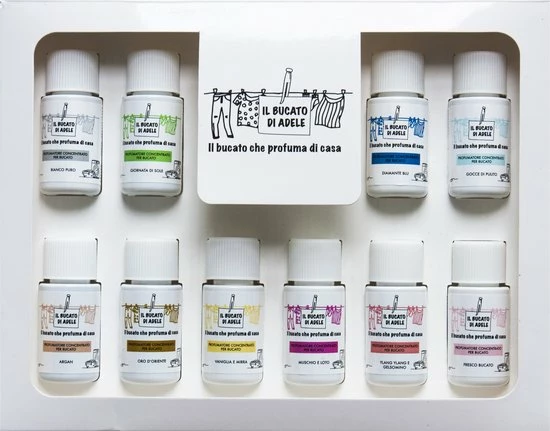 Il Bucato Di Adele Wasparfum Luxe Giftbox/proefpakket 10x20ml 5 Il Bucato Di Adele Wasparfum Luxe Giftbox/proefpakket 10x20ml - Afbeelding 5