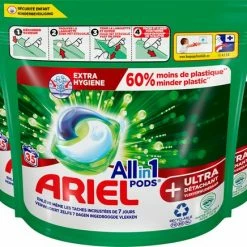 Ariel All In 1 Wasmiddel Pods+ Vlekverwijderaar - Wascapsules - Voordeelverpakking - 3 X 35 Wasbeurten