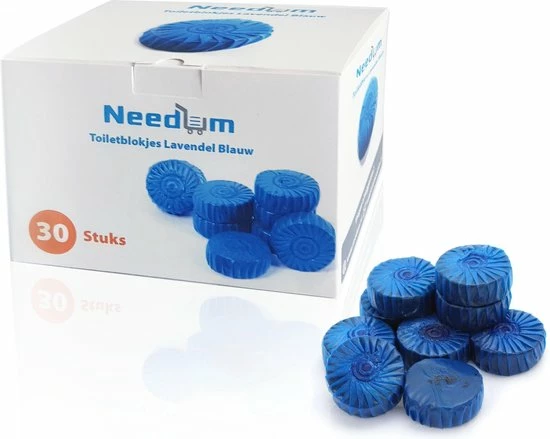 Needum ® Toiletblokjes Voor Inbouwreservoirs – WC-blokjes – Toiletblokken In Een Voordeelverpakking – 30 Stuks 1 Needum ® Toiletblokjes Voor Inbouwreservoirs – WC-blokjes – Toiletblokken In Een Voordeelverpakking – 30 Stuks
