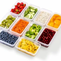 Vershoudbakjes - Meal Prep Bakjes - Lunchbox - Diepvriesbakjes - Vershouddoos - 5 Stuks - 1050ML - BPA Vrij - Stosh -SolisVac Plus Shop 550x440 20