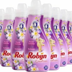 Robijn Creations Paarse Orchidee & Bosbessen Wasverzachter - 8 X 30 Wasbeurten - Voordeelverpakking 12 Robijn Creations Paarse Orchidee & Bosbessen Wasverzachter - 8 X 30 Wasbeurten - Voordeelverpakking -SolisVac Plus Shop 550x444