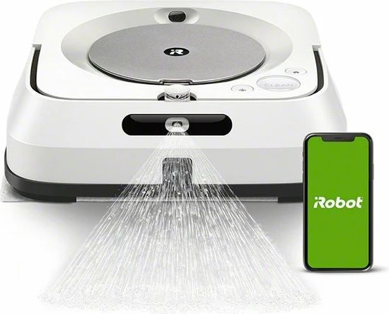 IRobot Braava Jet M6 - Dweilrobot - Geschikt Voor Smarthome - M6138 1 IRobot Braava Jet M6 - Dweilrobot - Geschikt Voor Smarthome - M6138