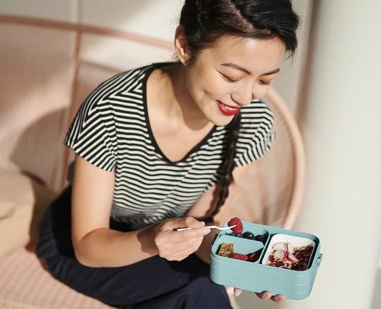 Mepal – Bento Lunchbox Take A Break Midi- Inclusief Bento Box – Nordic Green – Lunchbox Voor Volwassenen 5 Mepal – Bento Lunchbox Take A Break Midi- Inclusief Bento Box – Nordic Green – Lunchbox Voor Volwassenen - Afbeelding 5