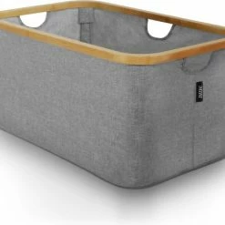 MIRI Opvouwbare Wasmand – Heupwasmand – Wasmanden – Opbergmand – Wasbox – 45L – Bamboe – Laundry Basket