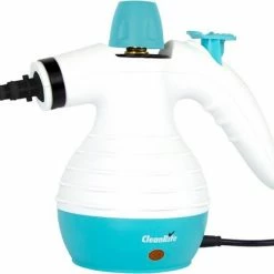 Cleanrite Compact Multipurpose Stoom Reiniger - 10-delige Set - Schoonmaakapparaat - Alles-in-één Handstoomreiniger