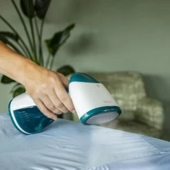 Tomado TSH1201W - Kledingstomer - 1200 Watt - RVS Zool - Wit/turquoise -SolisVac Plus Shop 550x460 8