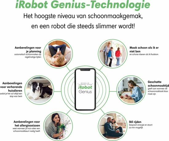 IRobot® Roomba® I7+ - Robotstofzuiger Met Slimme Navigatie - Automatische Vuilafvoer - I7558 16 IRobot® Roomba® I7+ - Robotstofzuiger Met Slimme Navigatie - Automatische Vuilafvoer - I7558 - Afbeelding 16