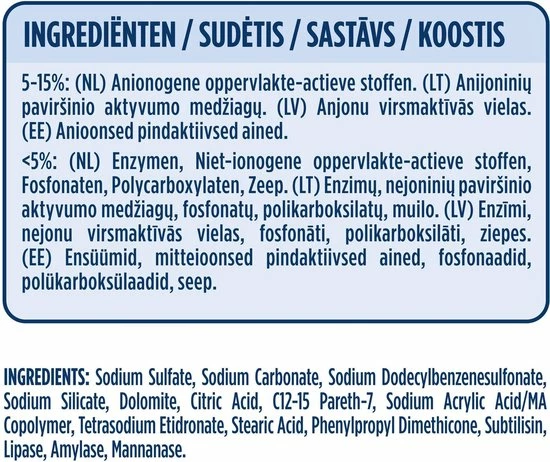 Neutral Kleur Waspoeder - 45 Wasbeurten 6 Neutral Kleur Waspoeder - 45 Wasbeurten - Afbeelding 6