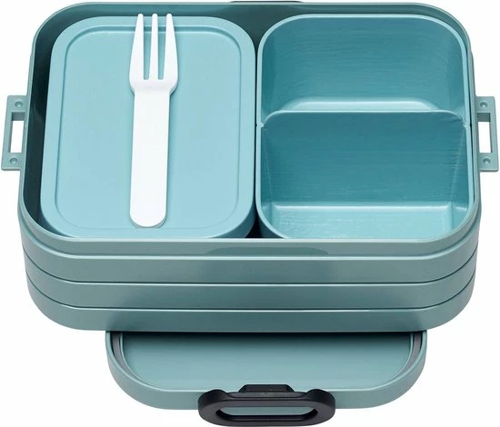 Mepal – Bento Lunchbox Take A Break Midi- Inclusief Bento Box – Nordic Green – Lunchbox Voor Volwassenen 1 Mepal – Bento Lunchbox Take A Break Midi- Inclusief Bento Box – Nordic Green – Lunchbox Voor Volwassenen