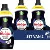 Robijn Klein & Krachtig Black Velvet Vloeibaar Wasmiddel - 2 X 34 Wasbeurten - Voordeelverpakking