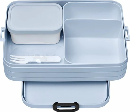 Mepal – Bento Lunchbox Take A Break Large- Inclusief Bento Box – Nordic Blue – Lunchbox Voor Volwassenen 1 Mepal – Bento Lunchbox Take A Break Large- Inclusief Bento Box – Nordic Blue – Lunchbox Voor Volwassenen