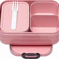 Mepal – Bento Lunchbox Take A Break Midi- Inclusief Bento Box – Nordic Pink – Lunchbox Voor Volwassenen