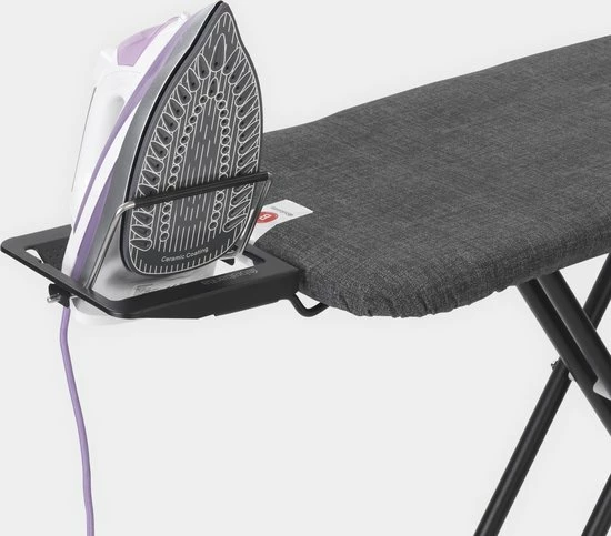 Brabantia Strijkplank B - Met Strijkerhouder - 124x38 Cm - Denim Blue 5 Brabantia Strijkplank B - Met Strijkerhouder - 124x38 Cm - Denim Blue - Afbeelding 5