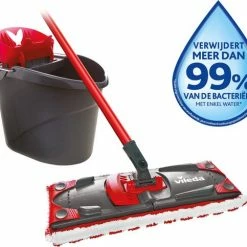 Vileda UltraMax Power 2in1 - Complete Set - Vlakke Microvezelmop + Emmer Met Pers -SolisVac Plus Shop 550x483