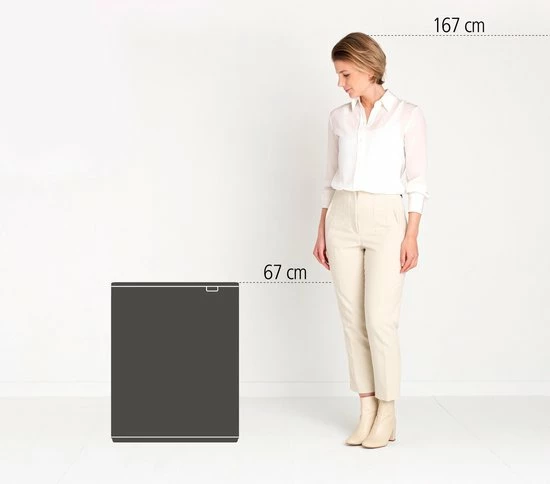 Brabantia Bo Touch Bin Prullenbak - 60 L - Matt Black 9 Brabantia Bo Touch Bin Prullenbak - 60 L - Matt Black - Afbeelding 9