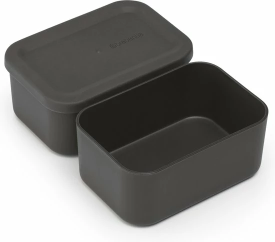 Brabantia Make & Take Bento Lunchbox - Large - Kunststof - Dark Grey 16 Brabantia Make & Take Bento Lunchbox - Large - Kunststof - Dark Grey - Afbeelding 16