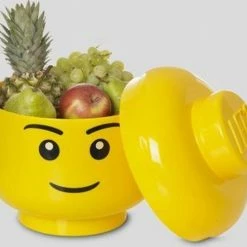 Opbergbox Iconic Hoofd Boy 24 Cm, Geel - LEGO 24 Opbergbox Iconic Hoofd Boy 24 Cm, Geel - LEGO -SolisVac Plus Shop 550x487 2